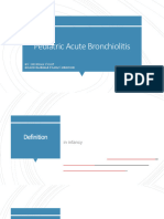 Pediatric Acute Bronchiolitis