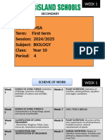 Biology Year 10 1st Term Mms