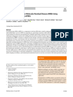 Methods Detection ctDNA PCR, Next Generation, Biosensing