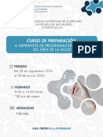 Convocatoria Curso Preparación de Area de La Salud EBA PUBI29AGOSTO2024