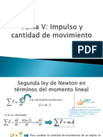 Tema 5 - Impulso y Cantidad de Movimiento