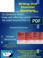 Sentence Formulas