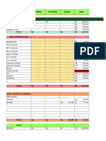 Planilha de Controle Financeiro - Benedito