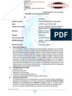 N°PSE-00147 A 25-11-2022 Informe de Psicopedagógico: Directora Analísta Psicoterapeuta