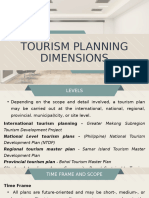 Week 4 & 5 - Tourism Planning