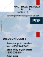 Modul 7 Strategi Pembelajaran Di SD