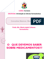 Medicamentos - 2016.2 Aula 1