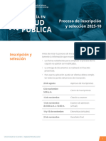 Proceso Inscripcion Maestria Salud Publica