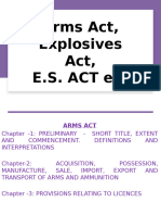 14 - Arms Act - Explosives Act - ES Act - BNS