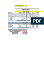 Metrado General Cargas Muertas Descripcion B (M) H (M) Long. P.E Cantidad