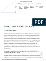 Food Loss and Waste Policy - Coca-Cola HBC