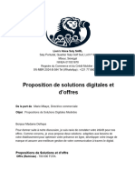 Proposition Commerciale de Refonte de Site Et Community Management Medinbio