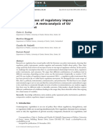 Regulation Governance - 2012 - Dunlop - The Many Uses of Regulatory Impact Assessment - A Meta Analysis of EU and UK Cases