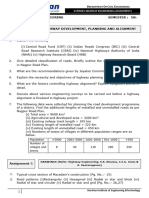 Highway Engineering (2150601) Assignments