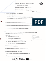 01 - Geometria Analítica (Revisões) - Ficha 2019 - 2020