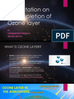 Depletion of Ozone Layer