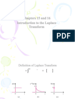 Ch-15 and 16-Laplace Transform