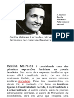 Análise Literária Da Obra Romanceiro Da Inconfidência Cecília Meireles - 2 Série Power Point