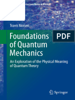 Foundations of Quantum Mechanics