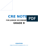 Grade 8 - Cre Notes