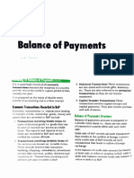 Balance of Payments Notes