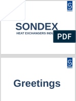 General Presentationfor - SONDEX