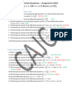 Differential Equation Worksheet