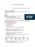 Week 01 Student Worksheets For Grammar Practice