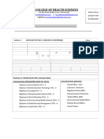 Student Joining Instruction Form Year 2022 - 2023