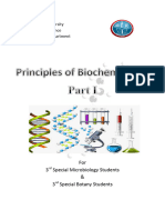 Principles of Biochemistry Part 1