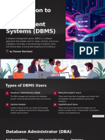 Introduction To Database Management Systems DBMS