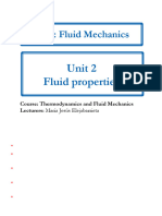 Unit - 8. Fluid Properties