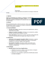 Procedimiento para La Determinación y Seguimiento de Los Indicadores de Desempeño Energético