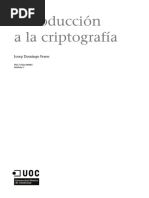 4 Introducción A La Criptografía Autor Josep Domingo Ferrer