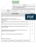 PRATIQUE 1 S.I en Medecine