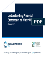 World Bank How To Read Financial Statements of Water Utility Company