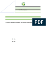 Eléments de Travaux Dirigés Statistiques INGS