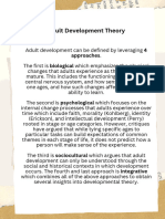 Adult Development Theory