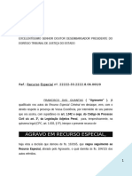 Agravo Nos Proprios Autos Penal Criminal Reexame Provas Sumula 07 STJ Modelo 501 pn172 2