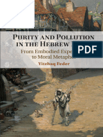 Yitzhaq Feder - Purity and Pollution in The Hebrew Bible - From Embodied Experience To Moral Metaphor (2021, Cambridge University Press) - Libgen - Li