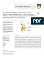 The Transfer of Trace Metals in The Soil-Plant-Arthropod System 2021