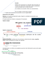 Estructura de La Oración