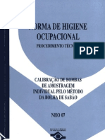 NHO07 - Norma de Higiene Ocupacional