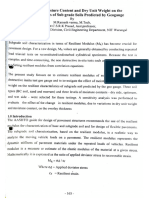 Effect of Moisture Content and Dry Unit Weight On The Resilient Modulus of Sub Grade Soils Predicted by Geogauge