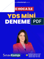 Sinav Kampi Yds Mi̇ni̇ Deneme 4