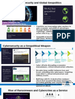 Cybersecurity and Global Geopolitics