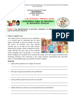 FICHA-CONOCEMOS COMO SE ORGANIZA EL MUNICIPIO ESCOLARr