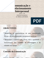 AULA 7-Comunicação e Relacionamento Interpessoal (Guardado Automaticamente)