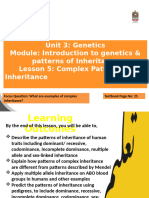 CA Lesson 05 Complex Patterns of Inheritance