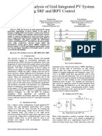 Performance Analysis of Grid Integrated PV System Using SRF and IRPT Control